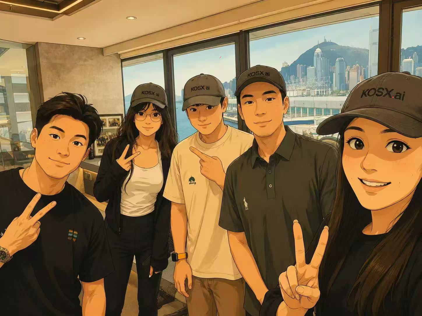 参观香港 KOS 公司